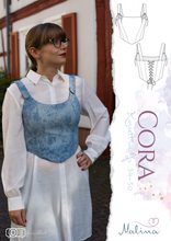 Lade das Bild in den Galerie-Viewer, Schnittmuster Korsett Cora