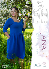 Lade das Bild in den Galerie-Viewer, Schnittmuster Kleid Jana