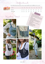 Lade das Bild in den Galerie-Viewer, Schnittmuster Korsett Cora