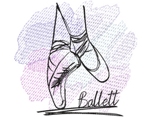 Lade das Bild in den Galerie-Viewer, Stickdatei "Ballett"