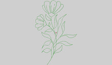 Laden und Abspielen von Videos im Galerie-Viewer, Stickdatei Blumenset "Eleganz"