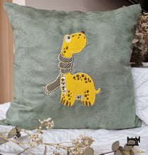 Lade das Bild in den Galerie-Viewer, Stickdatei Applikation Dino Lino