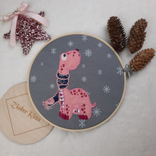 Lade das Bild in den Galerie-Viewer, Stickdatei Applikation Dino Lino