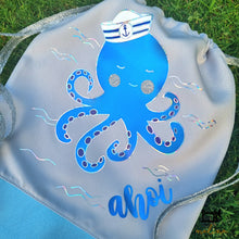 Lade das Bild in den Galerie-Viewer, Plotterdatei Krake Bubbles Maritim