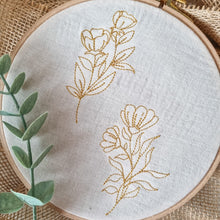 Lade das Bild in den Galerie-Viewer, Stickdatei Blumenset "Eleganz"