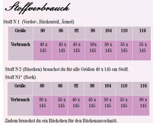 Lade das Bild in den Galerie-Viewer, Schnittmuster Pullover /Pullikleid Lilly 2 in 1 für Mädchen